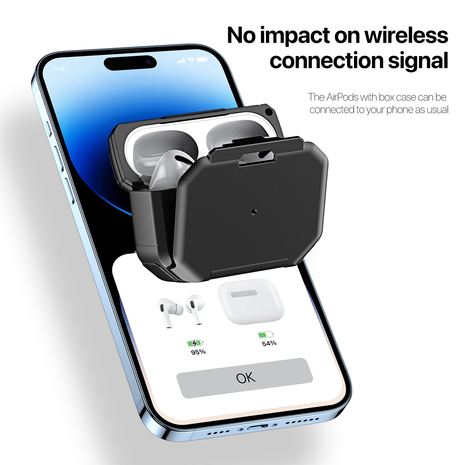 DUX DUCIS PECF Series for Apple AirPods Pro Protective Cover PC+TPU Carrying Case with Keychain DUX DUCIS PECF Series for Apple AirPods Pro Protective Cover PC+TPU Carrying Case with Keychain